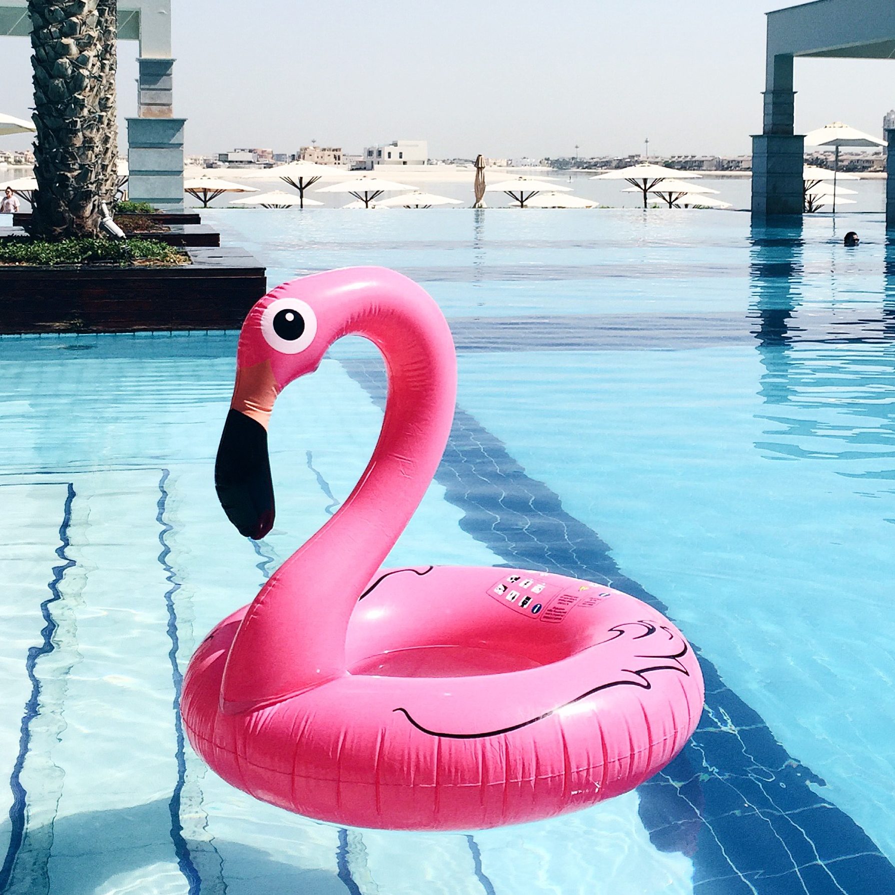 aufblasbarer pinker Flamingo Einhorn Schwimmreif Schwimmring d=78cm 